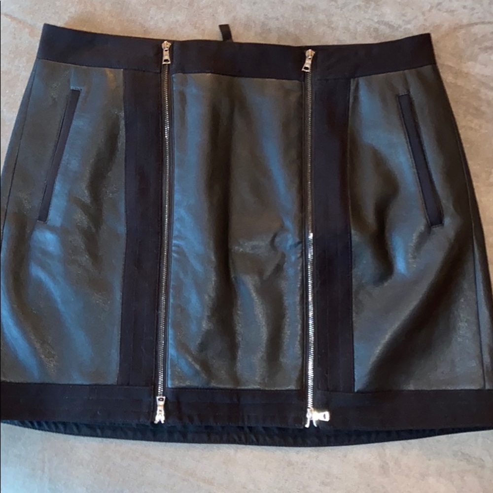 BCBG leather mini